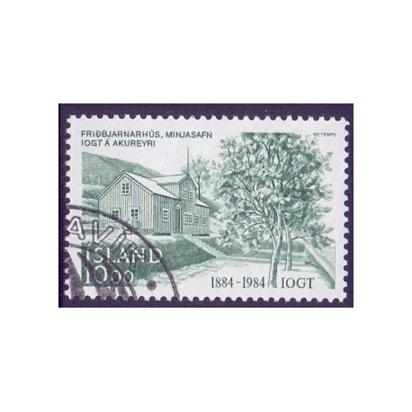 Island. 1984. Afholdsorganisationen "Good Templer Ordenen". AFA nr. 617 **   postfrisk st. stemplet FDC