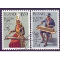 Island. 1985. Europamærker / CEPT AFA nr. 631-32 **   postfrisk st. stemplet FDC