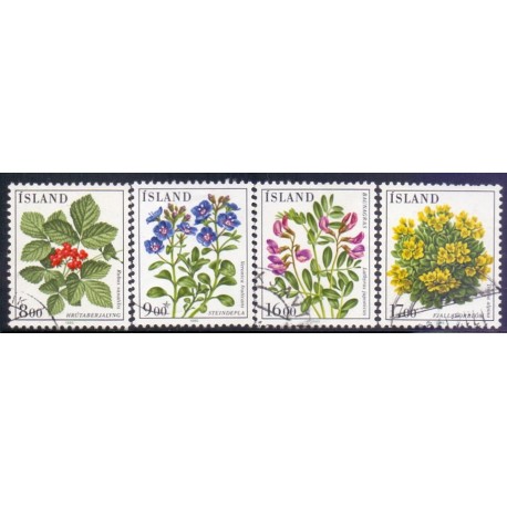 Island. 1985. Blomster III. AFA nr. 627-30 ** postfrisk st. stemplet FDC