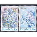 Island. 1985. Julemærker. AFA nr. 641-42 **  postfrisk st. stemplet FDC