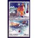 Island. 1988. Julefrimærker. AFA nr. 693-94 **  postfrisk st. stemplet FDC