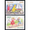Island. 1989. Europamærker / CEPT. AFA nr. 700-01 ** postfrisk st. stemplet FDC