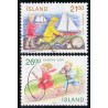 Island. 1989. Europamærker / CEPT. AFA nr. 700-01 ** postfrisk st. stemplet FDC