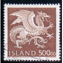 Island. 1989. Skytsånder i islands våben. AFA nr. 702 **   postfrisk st. stemplet FDC