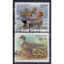 Island. 1990. Fugle. AFA nr. 711-12 ** postfrisk st. stemplet FDC