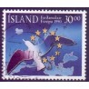 Island. 1990. Europæisk turistår. AFA nr. 729 ** postfrisk st. stemplet FDC