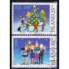 Island. 1990. Julefrimærker. AFA nr. 731-32 ** postfrisk st. stemplet FDC