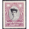 DWI. Julemærke 1911 **, st. brev/cover
