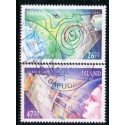 Island. 1991. Landskaber. AFA nr. 735-36 ** postfrisk st. stemplet FDC