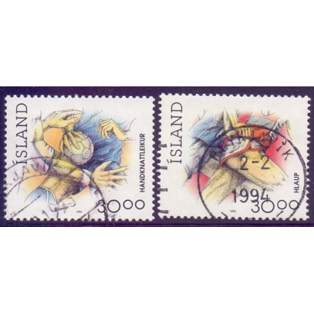 Island. 1993. Sport. AFA nr. 772-73 **  postfrisk st. stemplet FDC