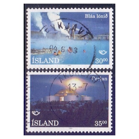 Island. 1993. Nordenfrimærker. AFA nr. 776-77 **  postfrisk st. stemplet FDC
