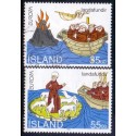 Island. 1994. Europamærker / CEPT. AFA nr. 790-91 **   postfrisk st. stemplet FDC