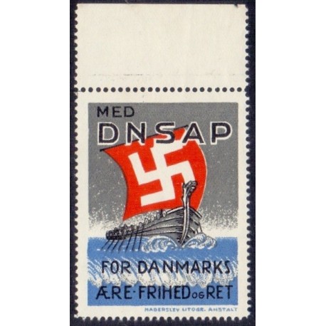 DK Mærkater/Cinderella DNSAP for Danmarks Ære Frihed og Ret