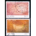 Island. 1994. Julefrimærker. AFA nr. 801-02 **   postfrisk st. stemplet FDC