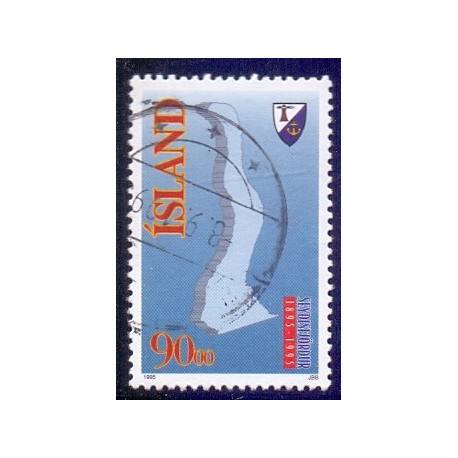 Island. 1995. Seydisfjördurs 100-års jubilæum. AFA nr. 804 **   postfrisk st. stemplet FDC