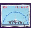 Island. 1995. Flyforbindels Island. AFA nr. 819 **  postfrisk st. stemplet FDC