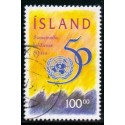 Island. 1995. FN's 50 Års jubilæum. AFA nr. 822 **  postfrisk st. stemplet FDC