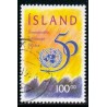 Island. 1995. FN's 50 Års jubilæum. AFA nr. 822 **  postfrisk st. stemplet FDC