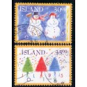 Island. 1995. Julefrimærker. AFA nr. 823-24 **  postfrisk st. stemplet FDC