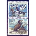 Island. 1996. Svømmefugle. AFA nr. 825-26 **  postfrisk st. stemplet FDC