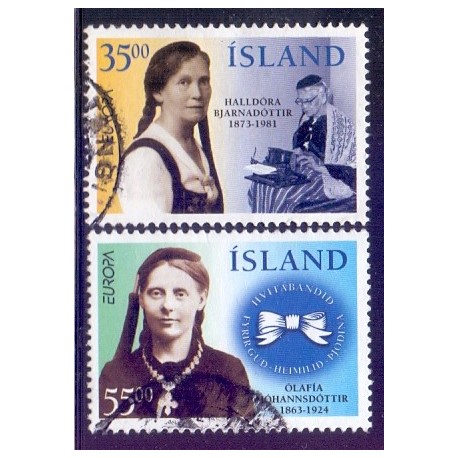 Island. 1996. Europamærker / CEPT. AFA nr. 829-30 **  postfrisk st. stemplet FDC
