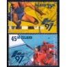 Island. 1997. Sportslege for små stater. AFA nr. 855-56 **  postfrisk st. stemplet FDC