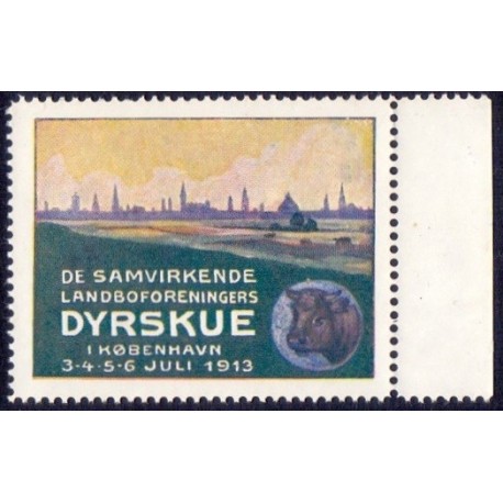 DK Mærkater/Cinderella Dyreskue 1913 uden lim