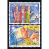 Island. 1997. Julefrimærker. AFA nr. 865-66 **  postfrisk st. stemplet FDC