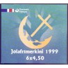 Færøerne frimærkehæfte AFA nr. A18-19A ** (358-59)  stemplet pf. st.