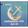 Færøerne frimærkehæfte AFA nr. A18-19A ** (358-59)  stemplet pf. st.