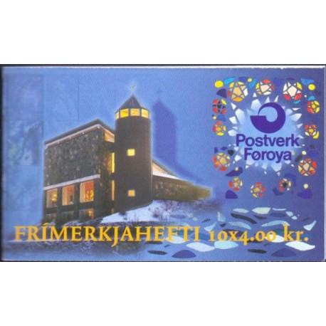 Færøerne frimærkehæfte AFA nr. 10A ** (281-82) stemplet pf. st.