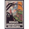 DK Mærkater/Cinderella Nordisk Søflyvning 1914 postfrisk med marginal på begge sider ?