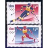 Island. 1998, Olympiske vinterlege. AFA nr. 867-68 **  postfrisk st. stemplet FDC
