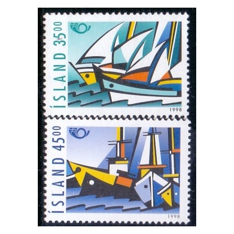 Island. 1998. Norden frimærker. AFA nr. 869-70 **  postfrisk st. stemplet FDC