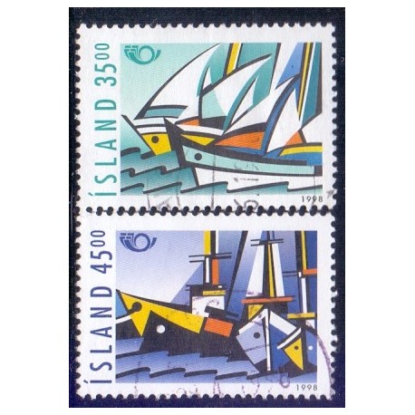 Island. 1998. Norden frimærker. AFA nr. 869-70 **  postfrisk st. stemplet FDC