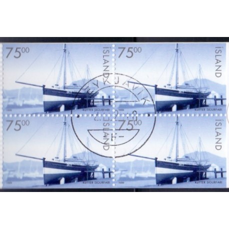 Island. 1999. Kutteren Sigurfari, i sammentryk. AFA nr. 896Co-97Cn. **   postfrisk st. stemplet FDC