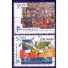 Island. 1999. Festivaler i Reykjavik. AFA nr. 910-11 ** postfrisk st. stemplet FDC