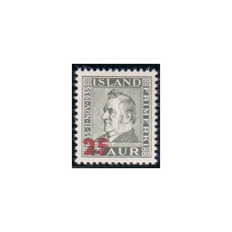 Island. 1941. jochumsson provisorium. AFA nr. 223 **  postfrisk st. stemplet FDC