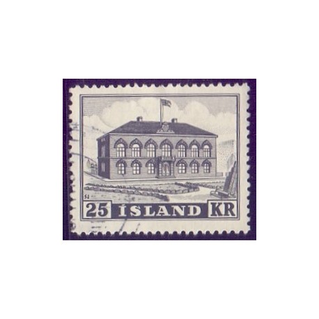 Island. 1952. Altingets bygning. AFA nr. 278 **  postfrisk st. stemplet FDC