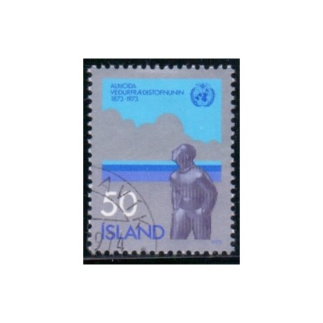 Island. 1973. WMO. AFA nr. 485 **   postfrisk st. stemplet FDC
