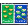 Island. 1977, Fællesnordisk udgave. AFA nr. 521-22 **    postfrisk st. stemplet FDC