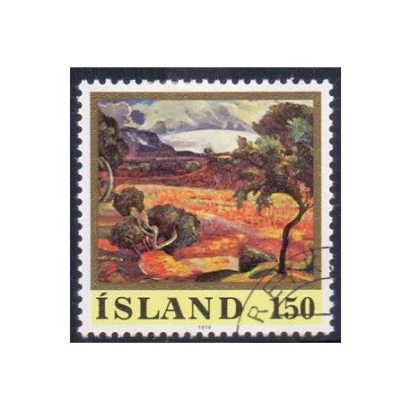 Island. 1976.  Asgrimur Jónsson maleri. AFA nr. 514 **  postfrisk st. stemplet FDC