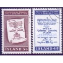Island. 1976.  Islandsk posttjenste 200-års jubilæum. AFA nr. 517-18 **  postfrisk st. stemplet FDC