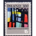 Island. 1975. Røde Kors 50-års jubilæum. AFA nr. 510 **  postfrisk st. stemplet FDC