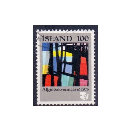 Island. 1975. Røde Kors 50-års jubilæum. AFA nr. 510 **  postfrisk st. stemplet FDC
