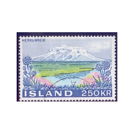 Island. 1972, Bjerget Herdubreid. AFA nr. 461 **  postfrisk st. stemplet FDC