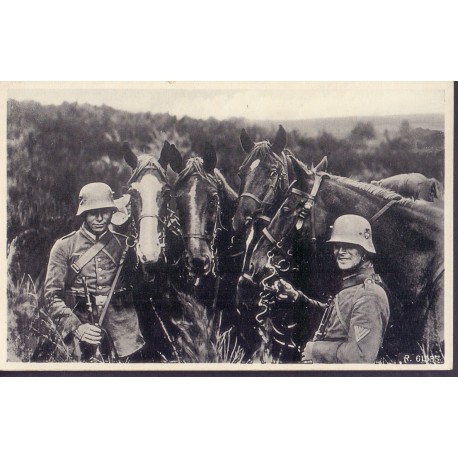 Germany. Unser Reichwehr, used feltpostcard