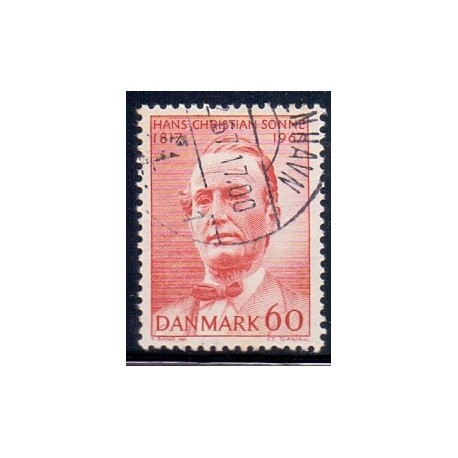 1967. H. Chr. Sonne.  AFA nr. 466 postfrisk  Stemplet FDC