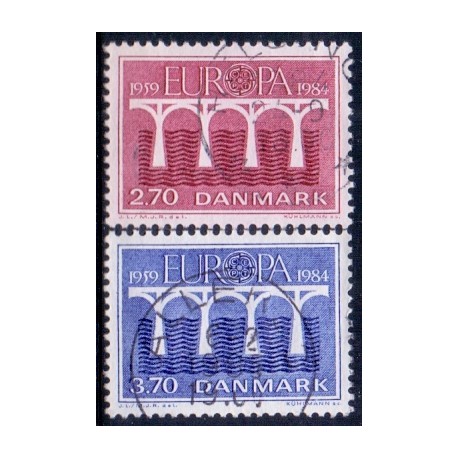1984. Spejderliv. AFA nr. 802 postfrisk Stemplet FDC