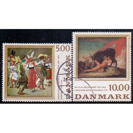 1984. Malerkunst. AFA nr. 816-17 postfrisk  Stemplet FDC